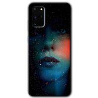 Samsung Galaxy S20 Plus HD Baskılı Kılıf + 9D Tam Ekran Koruyucu - Karanlık Kadın