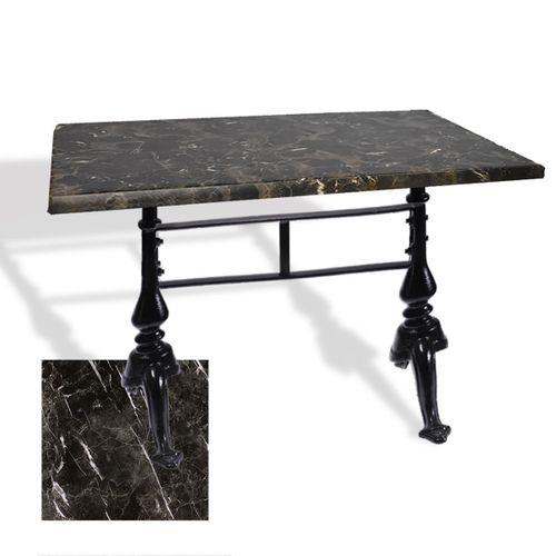 Dockers Çipa 3001 Döküm Ayak Masa 80x120 cm - (Werzalit, Wermodin ve Allzalit Tabla) - Teramo