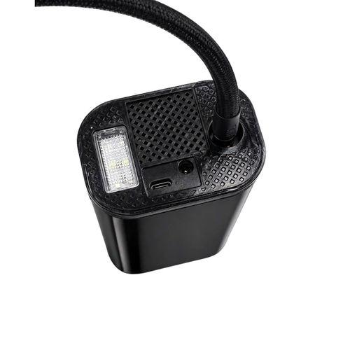 Kablosuz Lastik Şişirme Kompresörü Dijital Ekranlı Powerbank Özellikli Hava Pompası