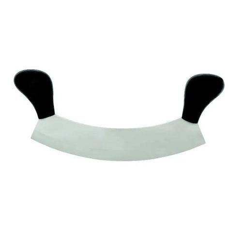 Bursa Paslanmaz Çift Saplı Pizza Satır, Zırh Bıçağı 25 Cm