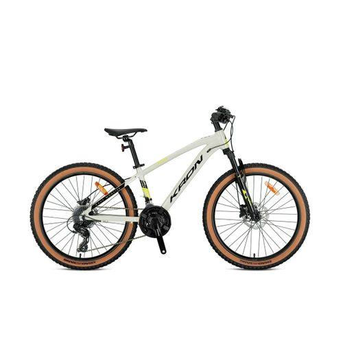 Kron XC100 Hidrolik Disk 26 Jant Dağ Bisikleti Bej-Neon Sarı 36 cm