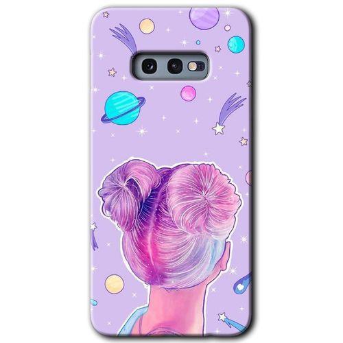 Galaxy S10e Kılıf HD Desen Baskılı Arka Kapak - Uzaylı Kız