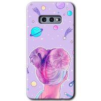 Galaxy S10e Kılıf HD Desen Baskılı Arka Kapak - Uzaylı Kız