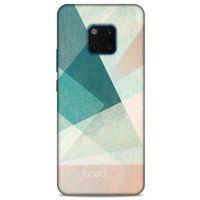 Huawei Mate 20 Pro Kılıf Pastel Renkler (24) Darbe Emici Kılıf Yeşil Beyaz
