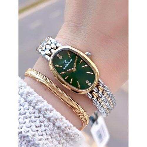 Daniel Klein Oval Kasa Vintage Özel Seri 2 Yıl Garantili 3 Atm Kadın Kol Saati+Bileklik BD.14130.7