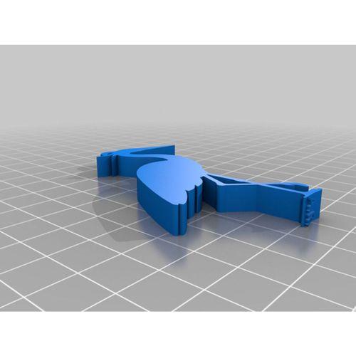 Büyük Mavi Geyik Anahtarlık 3D Baskı (Bu ürün Sadece Plastik parçadır - Almadan Önce Soru Sorabilirsiniz)