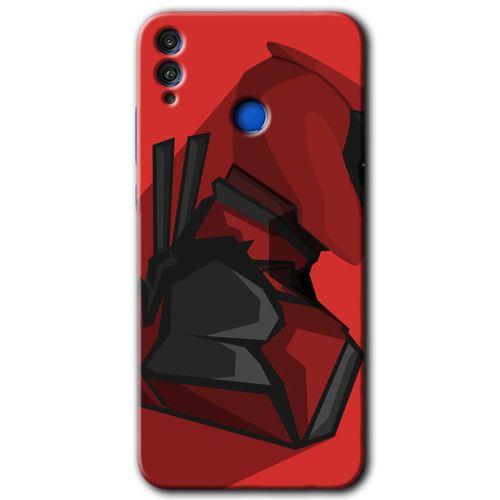 Potkal Hediye Fabrikası Honor 8x HD Baskılı Kılıf + 9D Tam Ekran Koruyucu - DeadPool