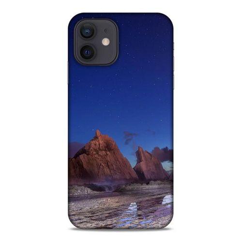 Lopard Apple iPhone 12 Uyumlu Kılıf Gece'S (14) Lansman Kılıf Parliement Mavi
