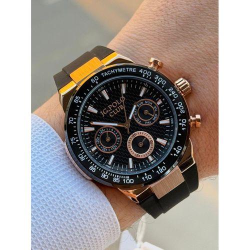 JG.Polo Club Silikon Kordon 2 Yıl Garantili 5 Atm Suya Dayanıklı Erkek Kol Saati+Bileklik SL.11908.4