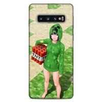 Lopard Samsung Galaxy S10 Uyumlu Kılıf PiXel (33) Hybrid Kılıf TNT Girl