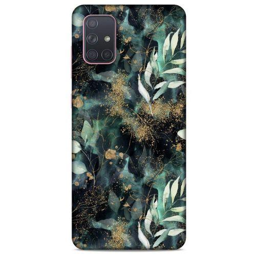 Samsung Galaxy A71 Uyumlu Kılıf Yeşil Delisi (13) Silikon Kap Çay yeşil