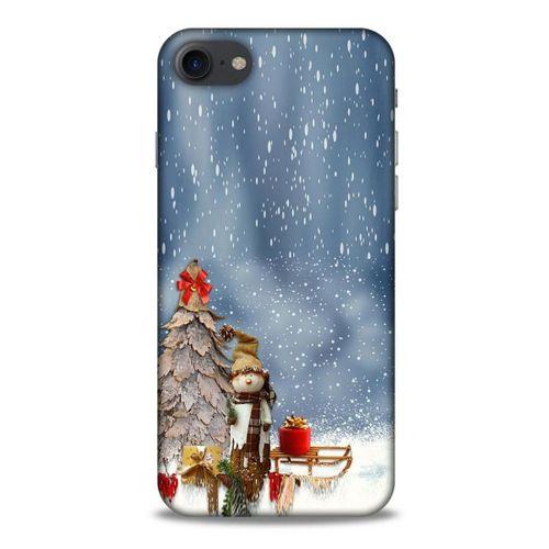 Apple Iphone 8 Kılıf Snowix (5) Koruma Kabı Gri Beyaz