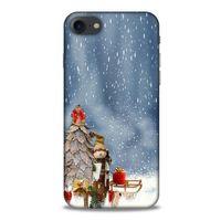 Apple Iphone 8 Kılıf Snowix (5) Koruma Kabı Gri Beyaz