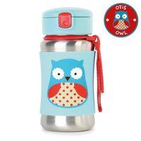 Skip Hop Zoo Pipetli Paslanmaz Çelik Suluk 350 ml Baykuş