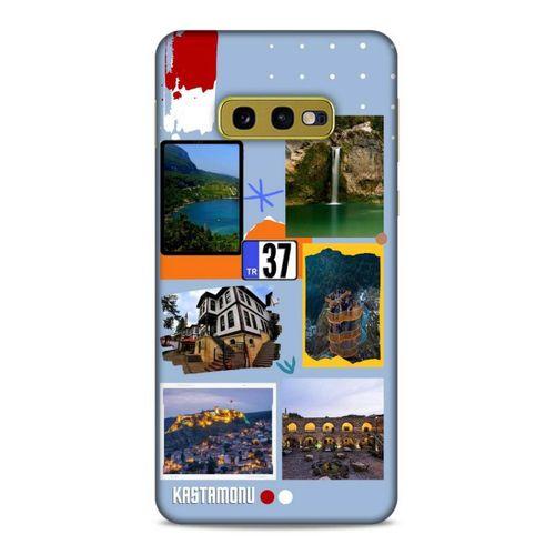 Lopard Samsung Galaxy S10e Uyumlu Kılıf Şehirli ※ (37) Kastamonu Silicone Cover