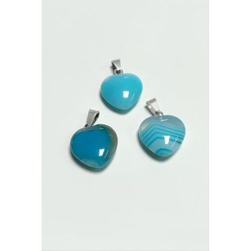 Akik Kalpli Doğaltaş Kolye Ucu Küçük 1,5 cm