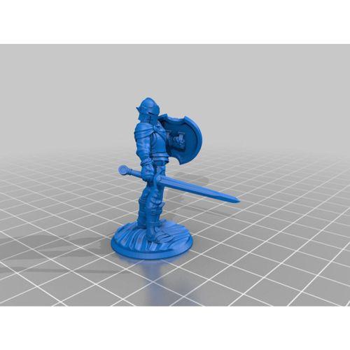 Dnd Şövalye Mini 32mm Ölçek (Bu ürün Sadece Plastik parçadır - Almadan Önce Soru Sorabilirsiniz)