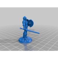 Dnd Şövalye Mini 32mm Ölçek (Bu ürün Sadece Plastik parçadır - Almadan Önce Soru Sorabilirsiniz)