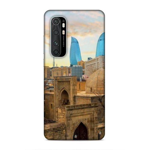 Xiaomi Mi Note 10 Lite Uyumlu Kılıf Azarbaijan (11) Tam Koruma Ateş Kuleleri