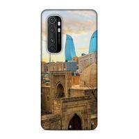 Xiaomi Mi Note 10 Lite Uyumlu Kılıf Azarbaijan (11) Tam Koruma Ateş Kuleleri
