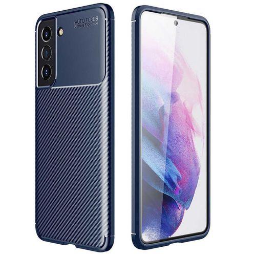Fogy Galaxy S21 FE Negro Uyumlu Kılıf Tam Koruma Karbon Desenli Negro Kapak