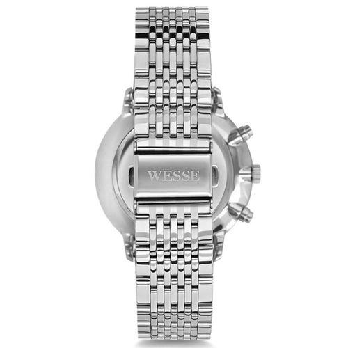 Wesse WWG401103SSA Quartz Çelik Gri Siyah Kadran 42 mm Erkek Kol Saati