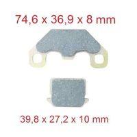 YUKİ E-Bis Yuki Lotus Ön Fren Disk Balatası Tk