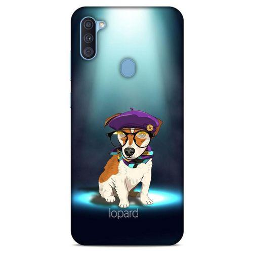 Samsung Galaxy A11 Kılıf FunnyMaX (5) Koruma Kabı Yeşil Köpek