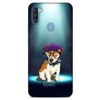 Samsung Galaxy A11 Kılıf FunnyMaX (5) Koruma Kabı Yeşil Köpek