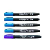 ARTLİNE SUPREME CALLİGRAPHY PEN (1.0-2.0-3.0-4.0-5.0) BLUE ( 5 Adet )