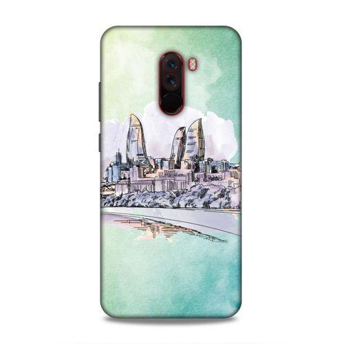 Xiaomi Pocophone F1 Uyumlu Kılıf Azarbaijan (2) Kabı Baki Silüet