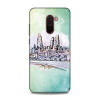 Xiaomi Pocophone F1 Uyumlu Kılıf Azarbaijan (2) Kabı Baki Silüet