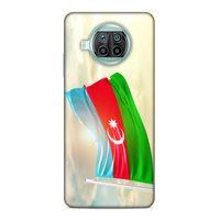Xiaomi Mi 10T Lite 5G Uyumlu Kılıf Azarbaijan (7) Telefon Kılıfı Gökyüzü Bayrak