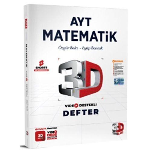 AYT Matematik Video Destekli Defter 3D Yayınları