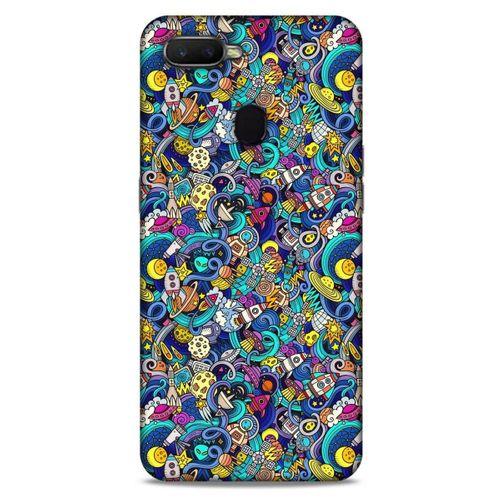 Graffitix (49) Desenli Silikon Kapak Oppo Ax7 Kılıf