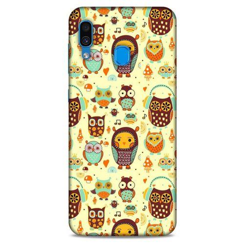 Baykuşlar (28) Desenli Silikon Kapak Telefon Kabı Samsung Galaxy A30 Kılıf