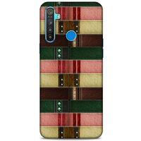 Oppo Realme 5i Kılıf Patchwork (41) Tank Kılıf Koyu Yeşil Pembe