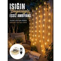 Dekoratif Yıldız Led Aydınlatma 20 Ledli 5 Metre Günışığı Yeni Nesil