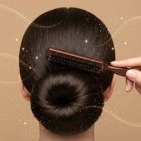 Ahşap Saplı Topuz Tarağı