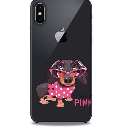 Zoologix (32) Apple iPhone XS Şeffaf Kılıf Silikon Desenli