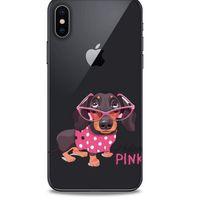 Zoologix (32) Apple iPhone XS Şeffaf Kılıf Silikon Desenli