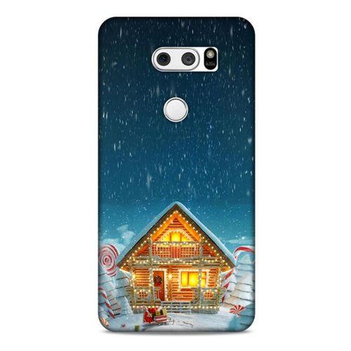 LG K50S Kılıf Snowix (8) Baskılı Kılıf Lacivert