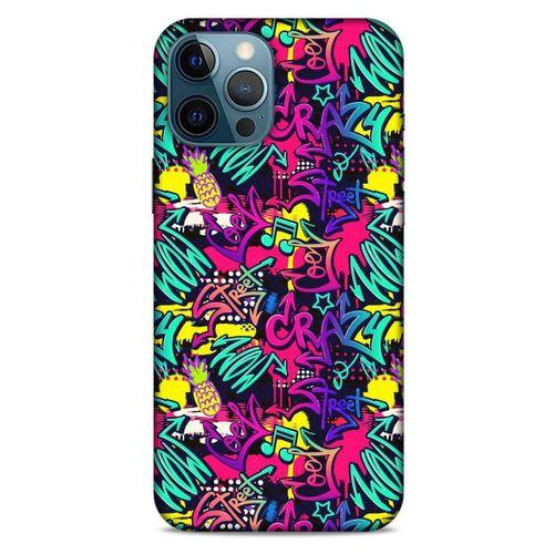Graffitix (43) Desenli Silikon Kapak Apple iPhone 12 Pro Max Kılıf