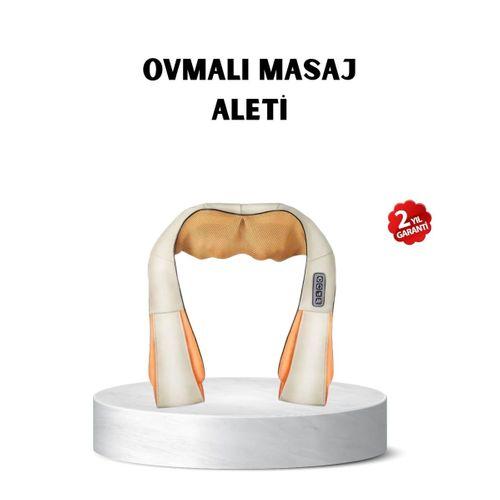 Ergonomik Ovmalı Masaj Aleti – Isıtmalı, Yoğurmalı, Boyun Ve Bel Rahatlatıcı Masaj Makinesi