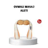 Ergonomik Ovmalı Masaj Aleti – Isıtmalı, Yoğurmalı, Boyun Ve Bel Rahatlatıcı Masaj Makinesi