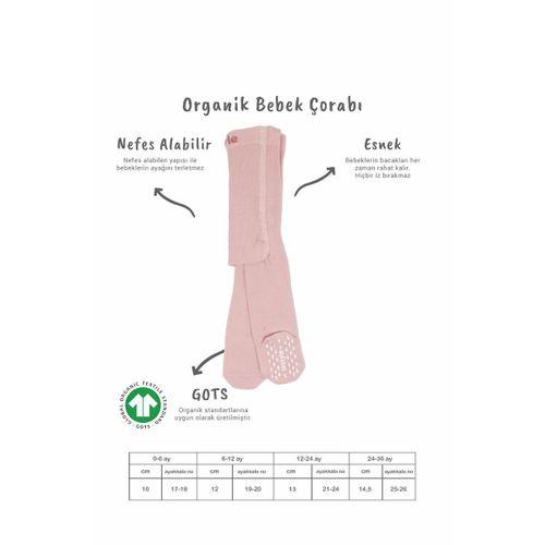 Penye Kaymaz Külotlu Çorap 50109 Pembe