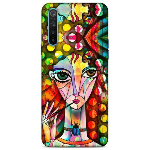 Lopard Oppo Realme 6i Uyumlu Kılıf Sürreal Yüzler ♀ (3) Kapak Baskılı