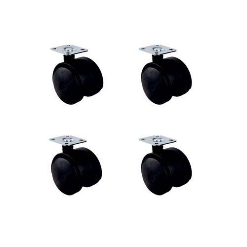 Küçük Plastik Tablalı Teker - 40 MM  HKS101 - 4 Adet