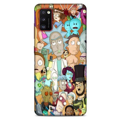 Samsung Galaxy A41 Uyumlu Kılıf Rick And Morty (35) Fit Design Kılıf Cop Rick