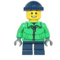 Lego Minifigür Winter Jacket Zipper Kid hol065